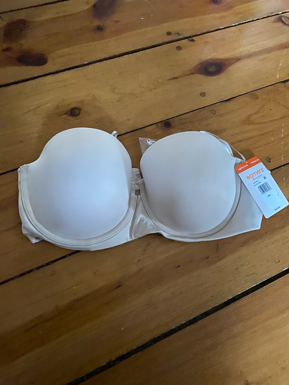Warner's NWT Strapless Bra size 38B
